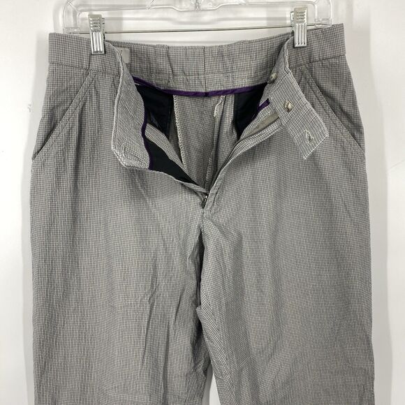 Ballin X-Waist Mens Pants 33x32 Lightweight Gray Patterned Casual Comfort - Picture 9 of 13